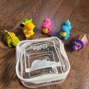 Elegant Baby - Dinosaur Party Bath Toys Set